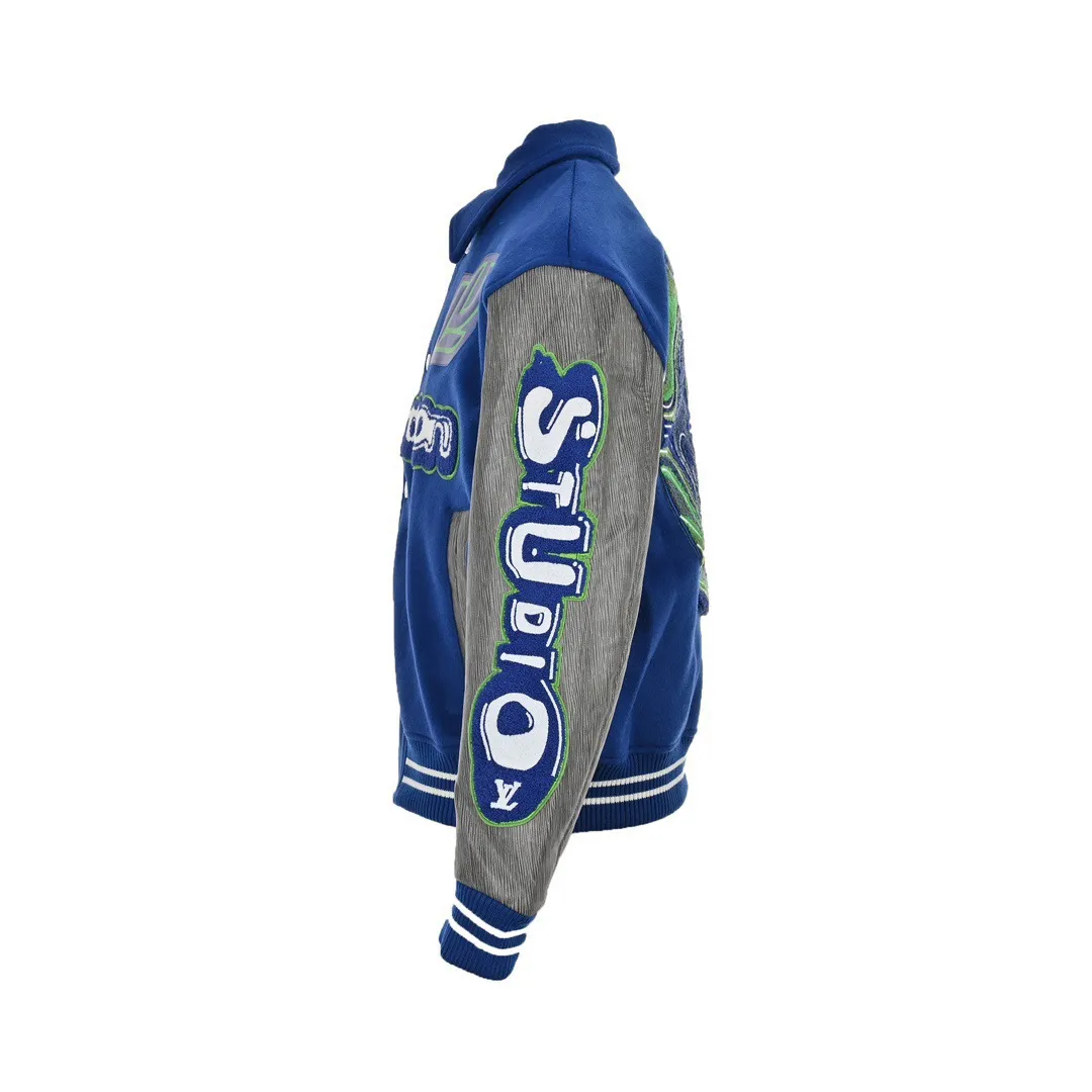 Louis Vuitton 23Fw Klein Blue Baseball Jacket Jacket